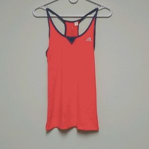 Pink climacool tank top